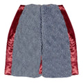 Woolen Women's Short Skirt - Dark Grey